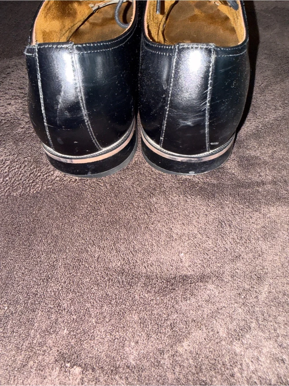 4 Pairs of Men's Black & Brown Leather Dress Shoes